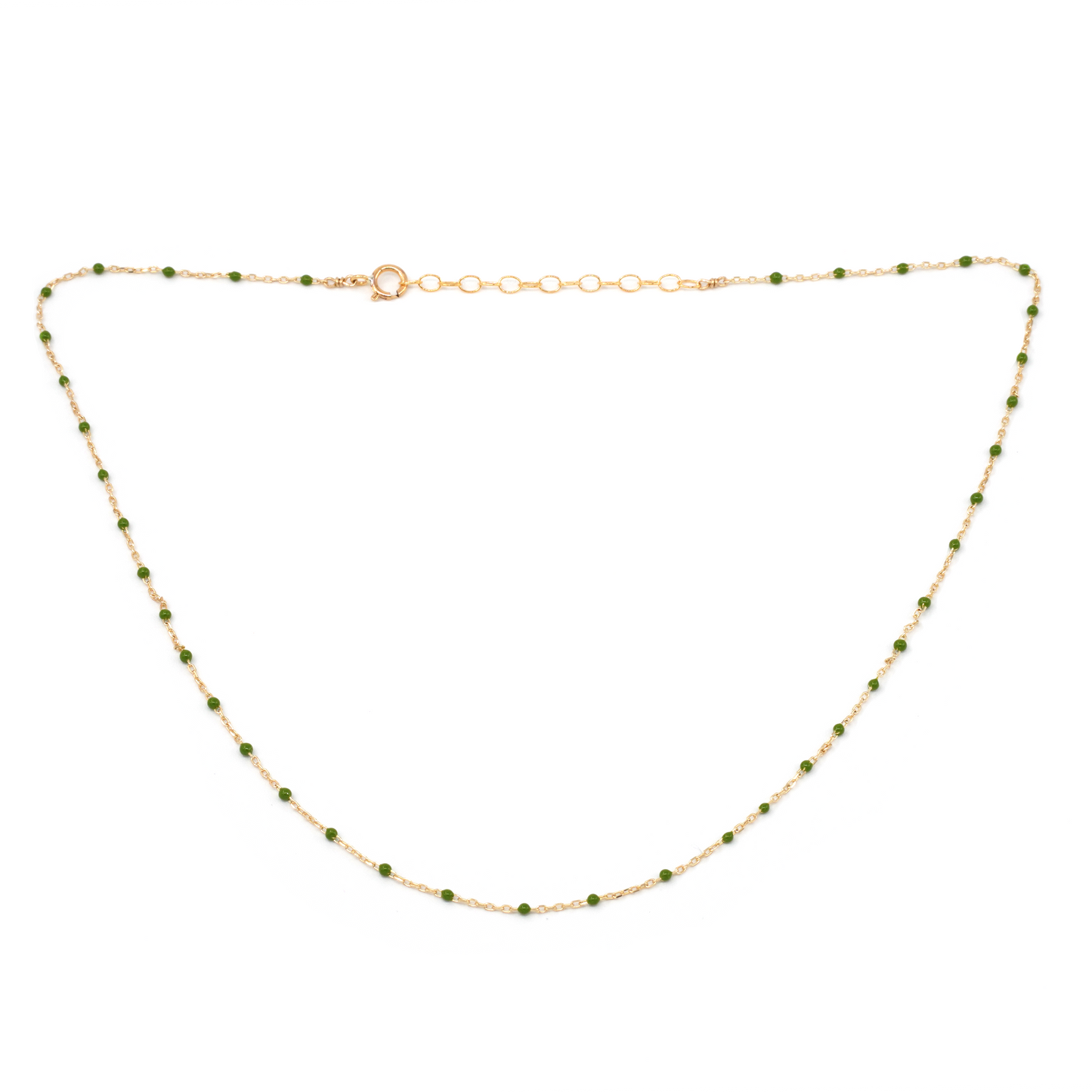 Enamel & Gold Necklace