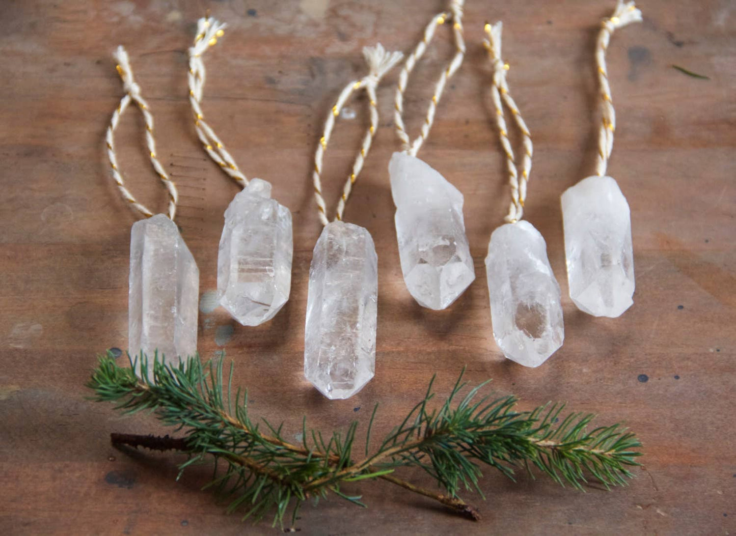 Quartz Crystal Ornament / Package Charm