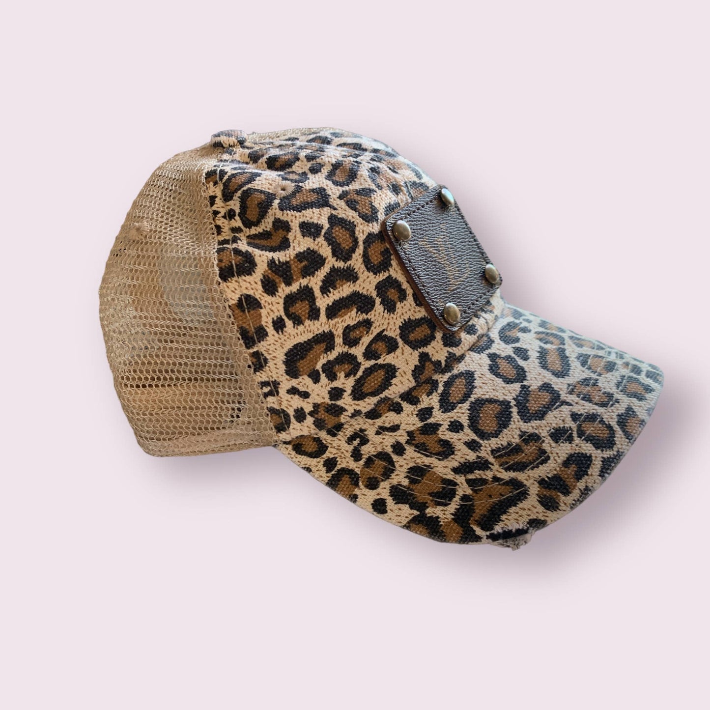 LV Leopard Upcycled Cap