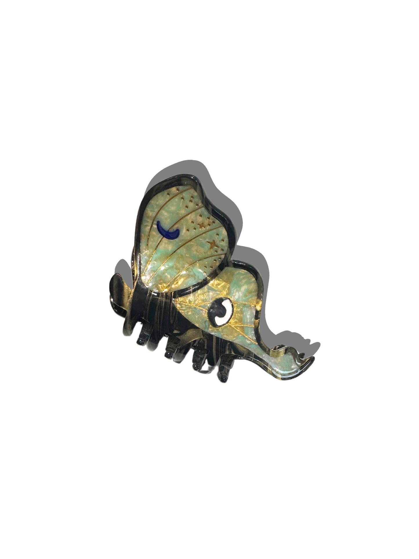 Luna Moth Claw Hair Clip
