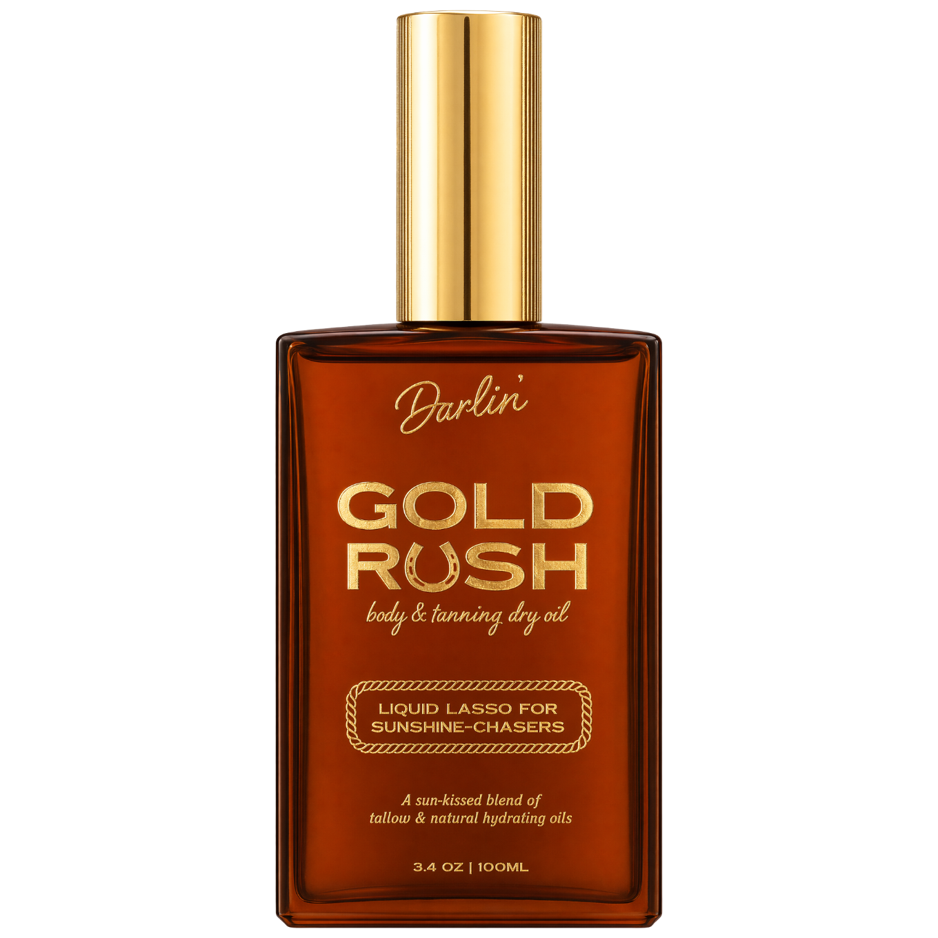 Gold Rush Body Oil | Tropical Coconut Vanilla Scented