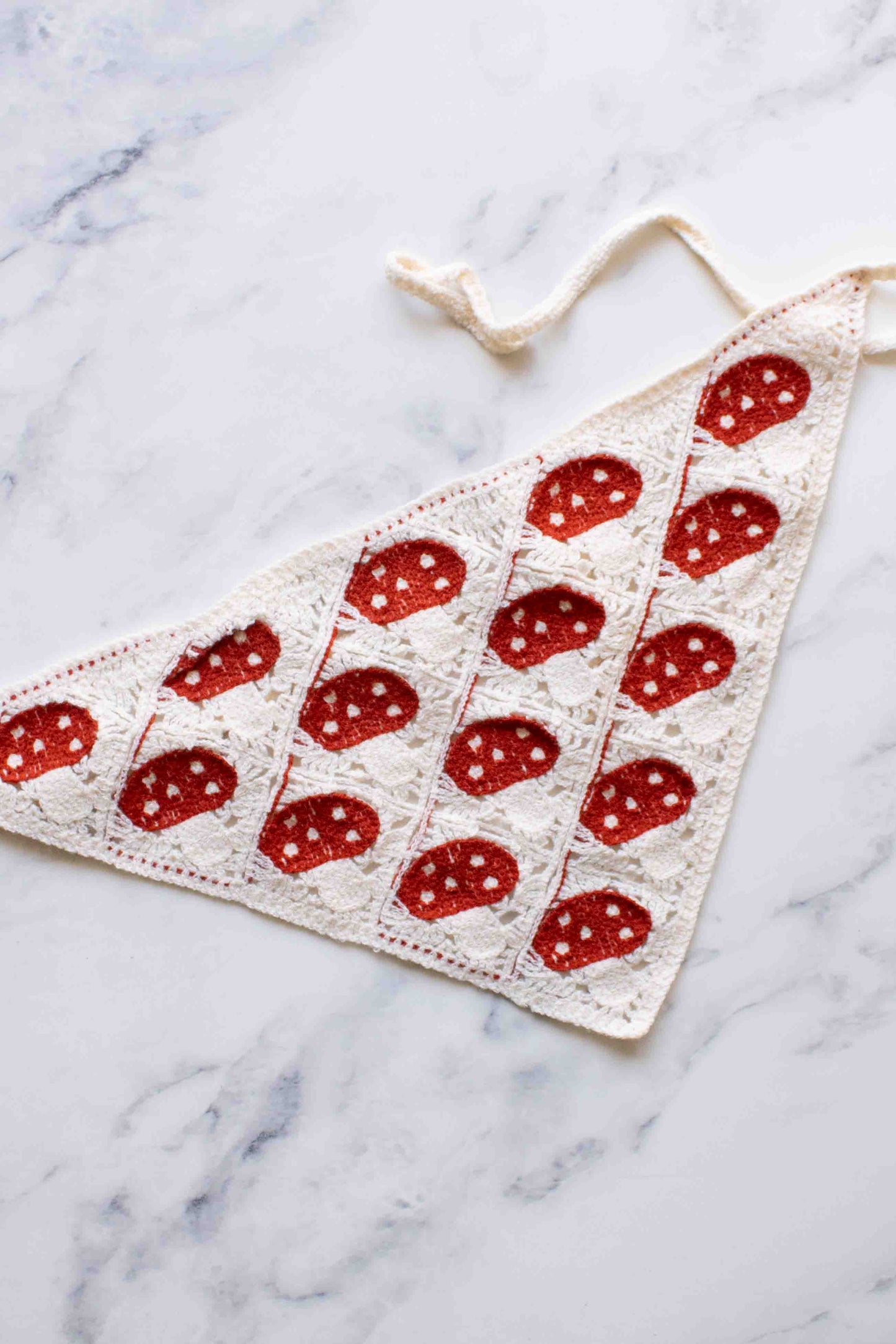 Crochet Triangle Headscarf