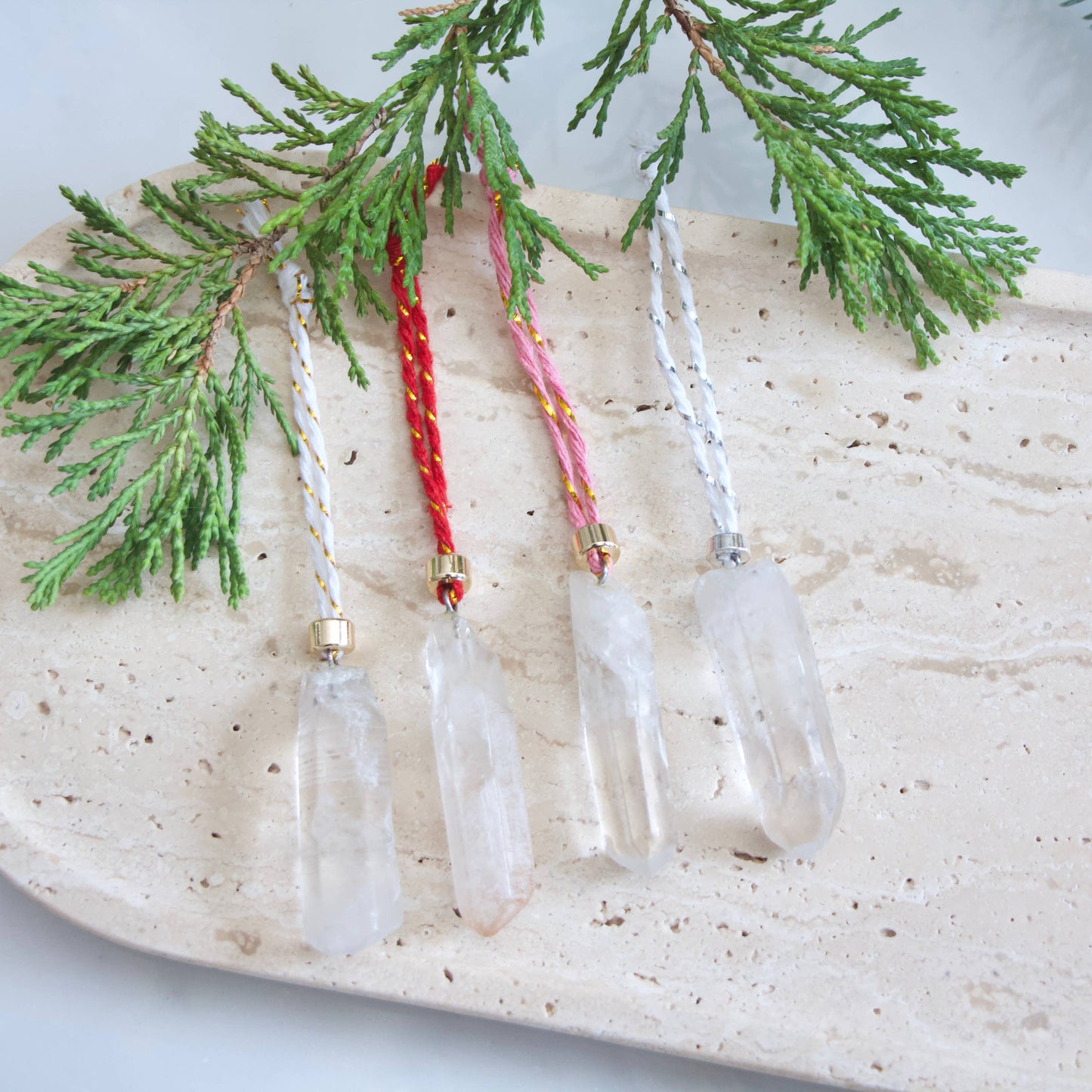 Quartz Crystal Ornament / Package Charm