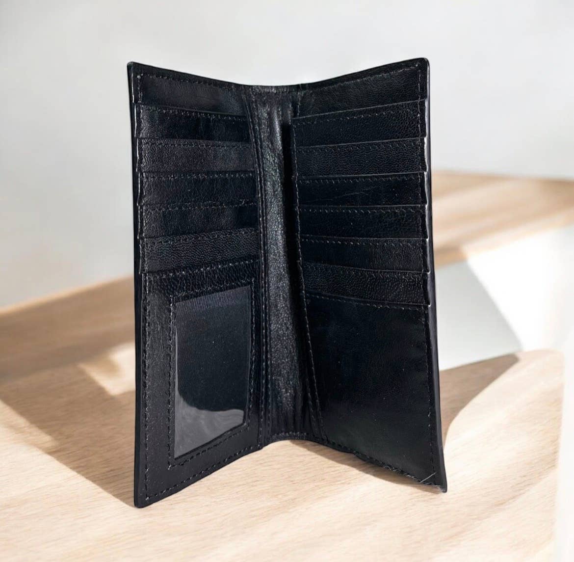 Mustang Beaded Leather Wallet | Men's