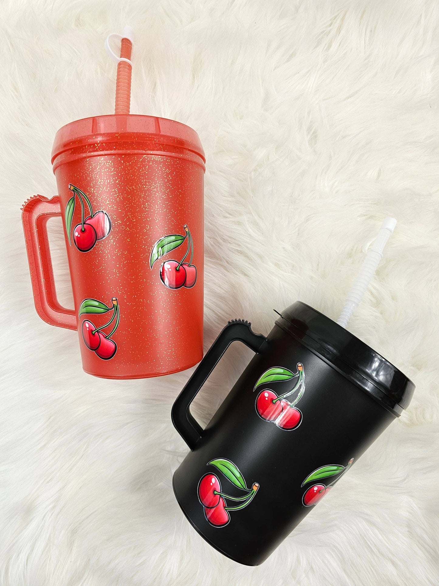 'Red Cherry' Mega Mug