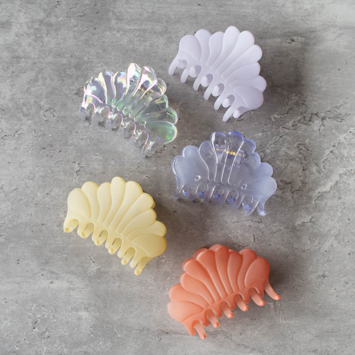 Aura Seashell Hair Clip Set