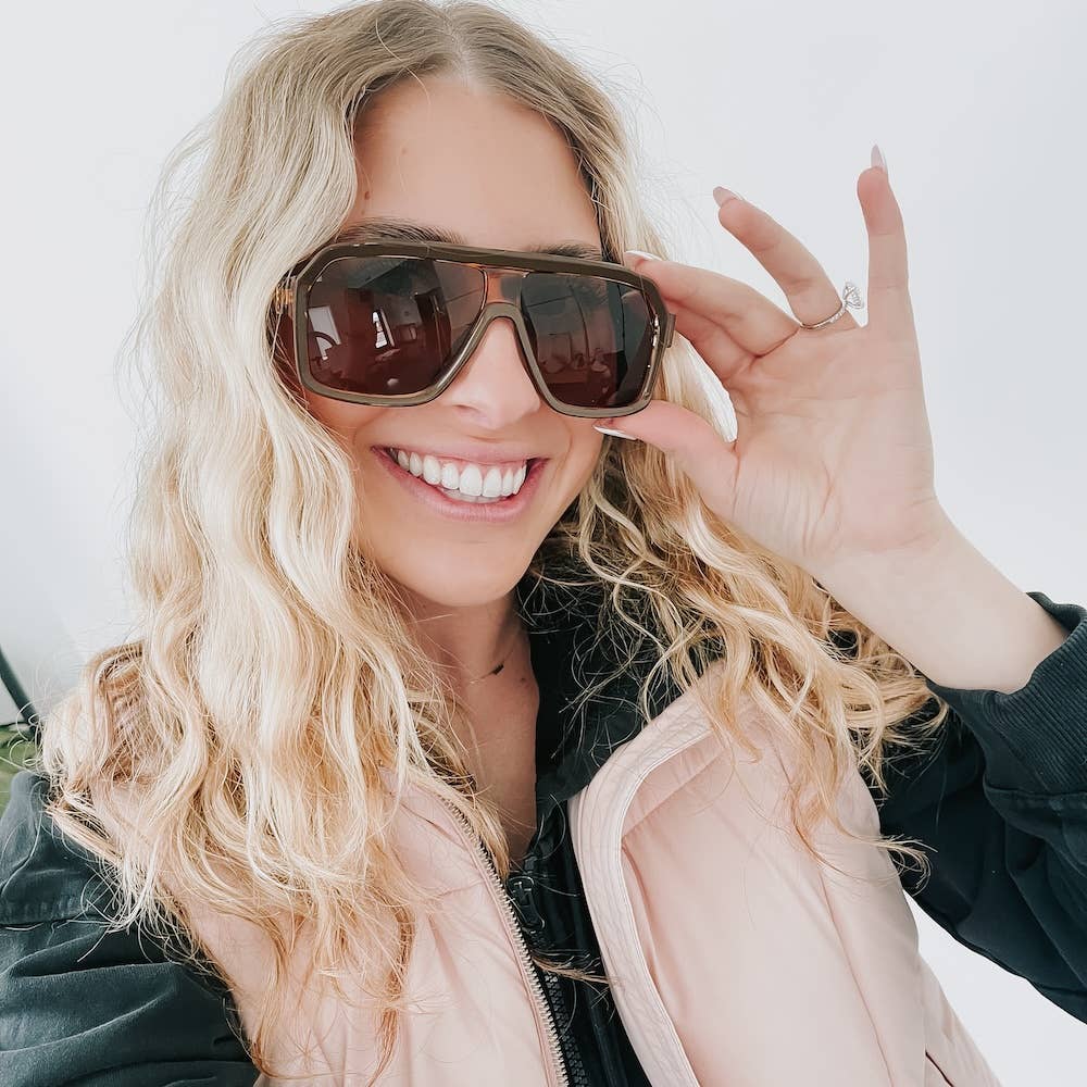 Leah Aviator Sunglasses