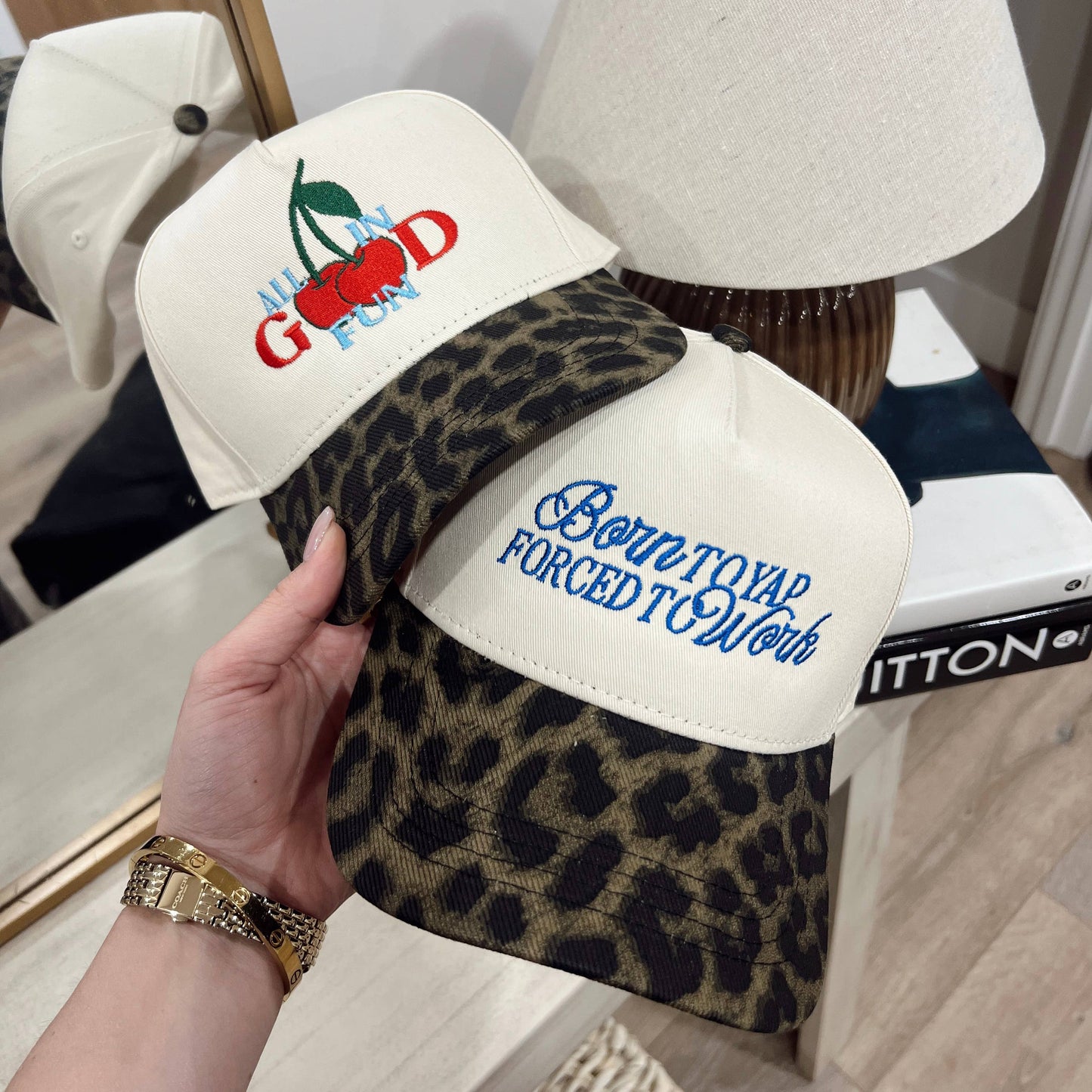 All In Good Fun- Leopard Hat