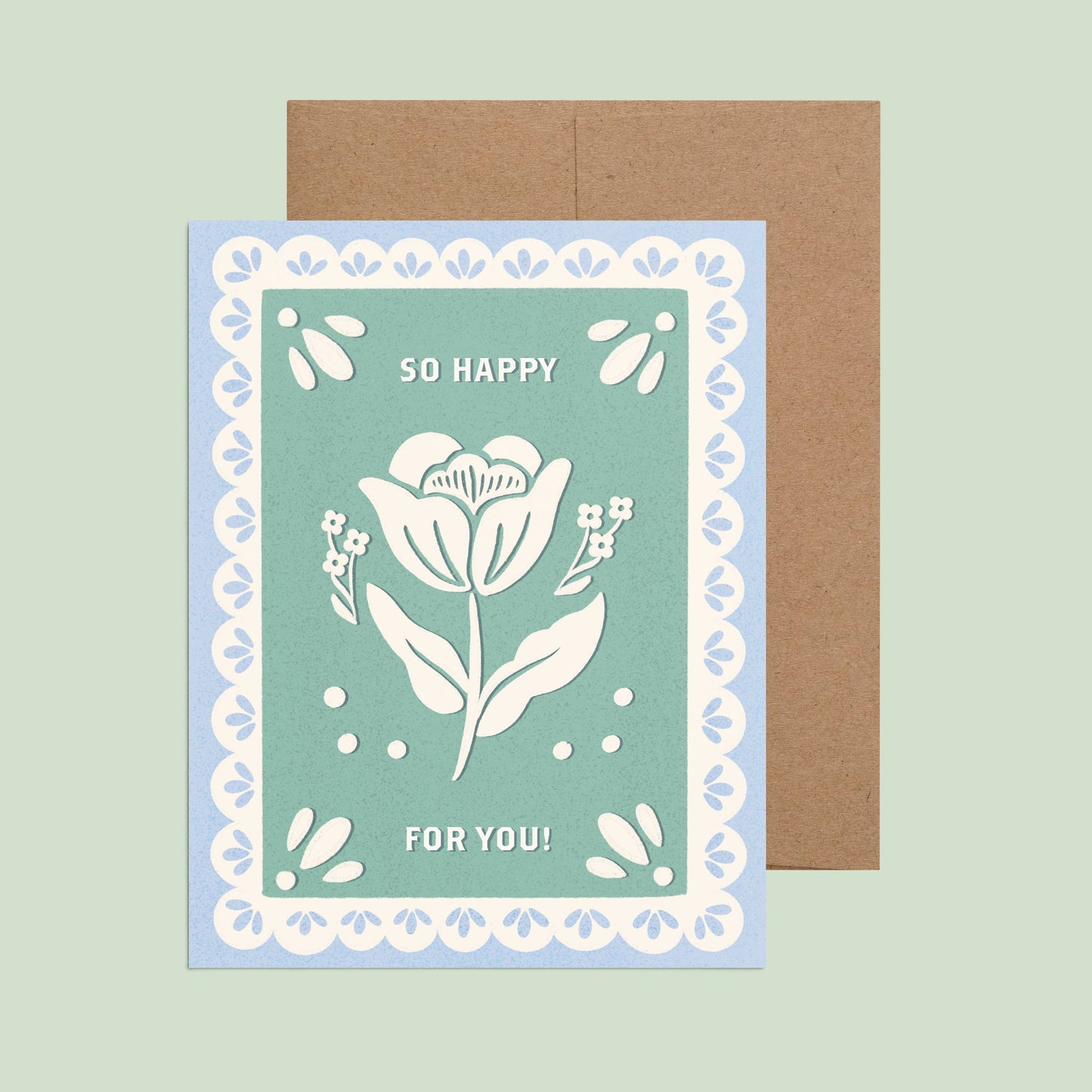 Happy For You Papel Picado | Greeting Card