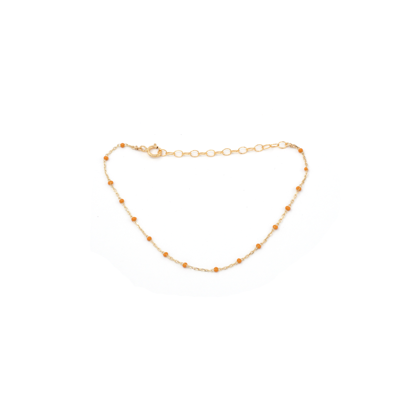Dainty Gold + Enamel Bracelet