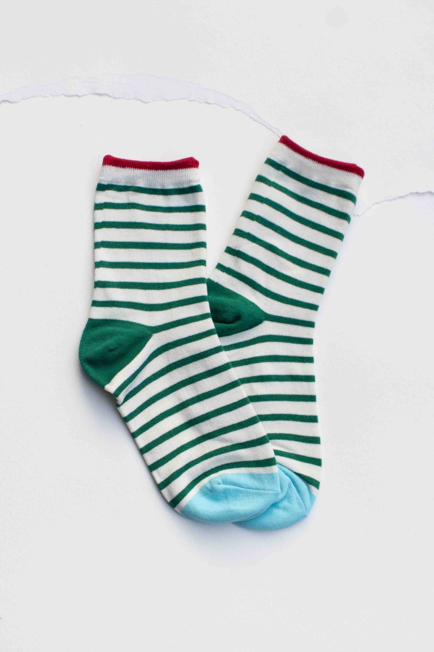 Duo Stripe Cotton Socks