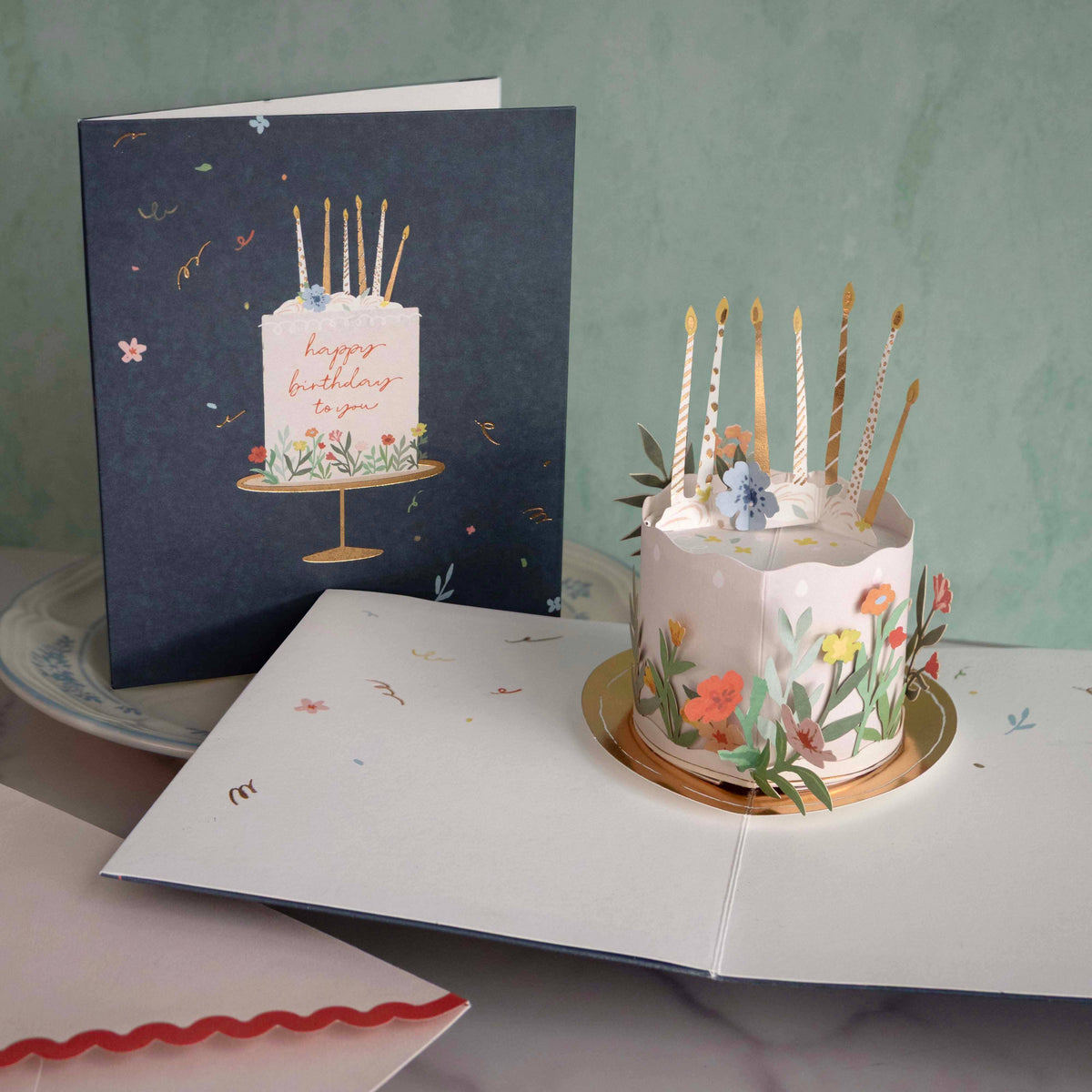 Cake with Candles | Pop-Up Birthday Card
