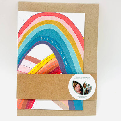 Rainbow | Growing Paper Greeting Card