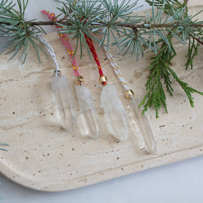 Quartz Crystal Ornament / Package Charm