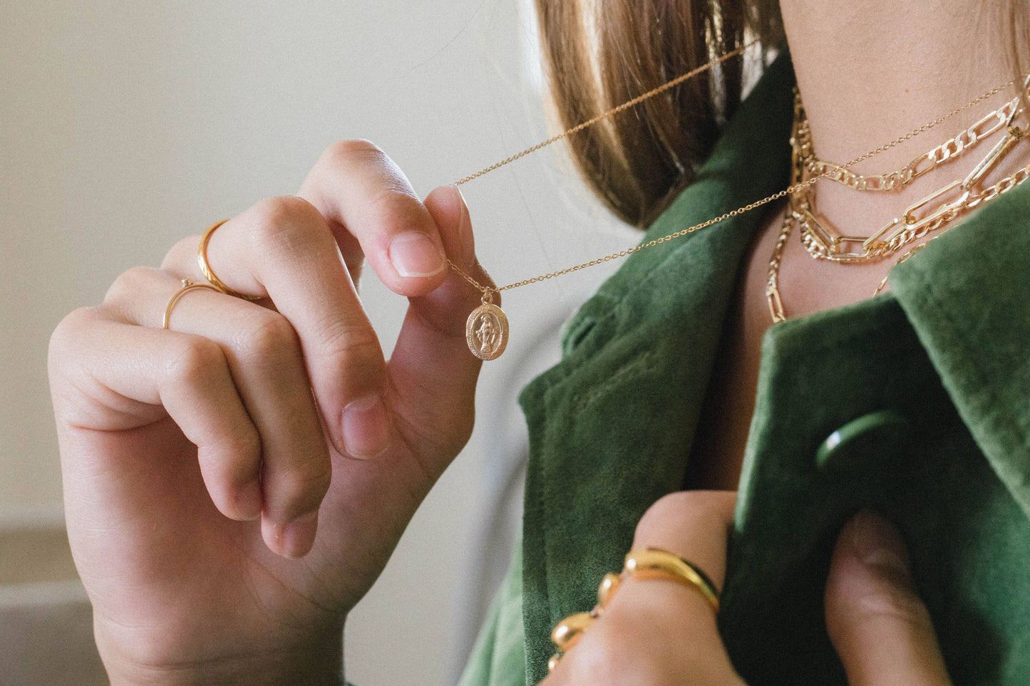 Virgin Mary Necklace