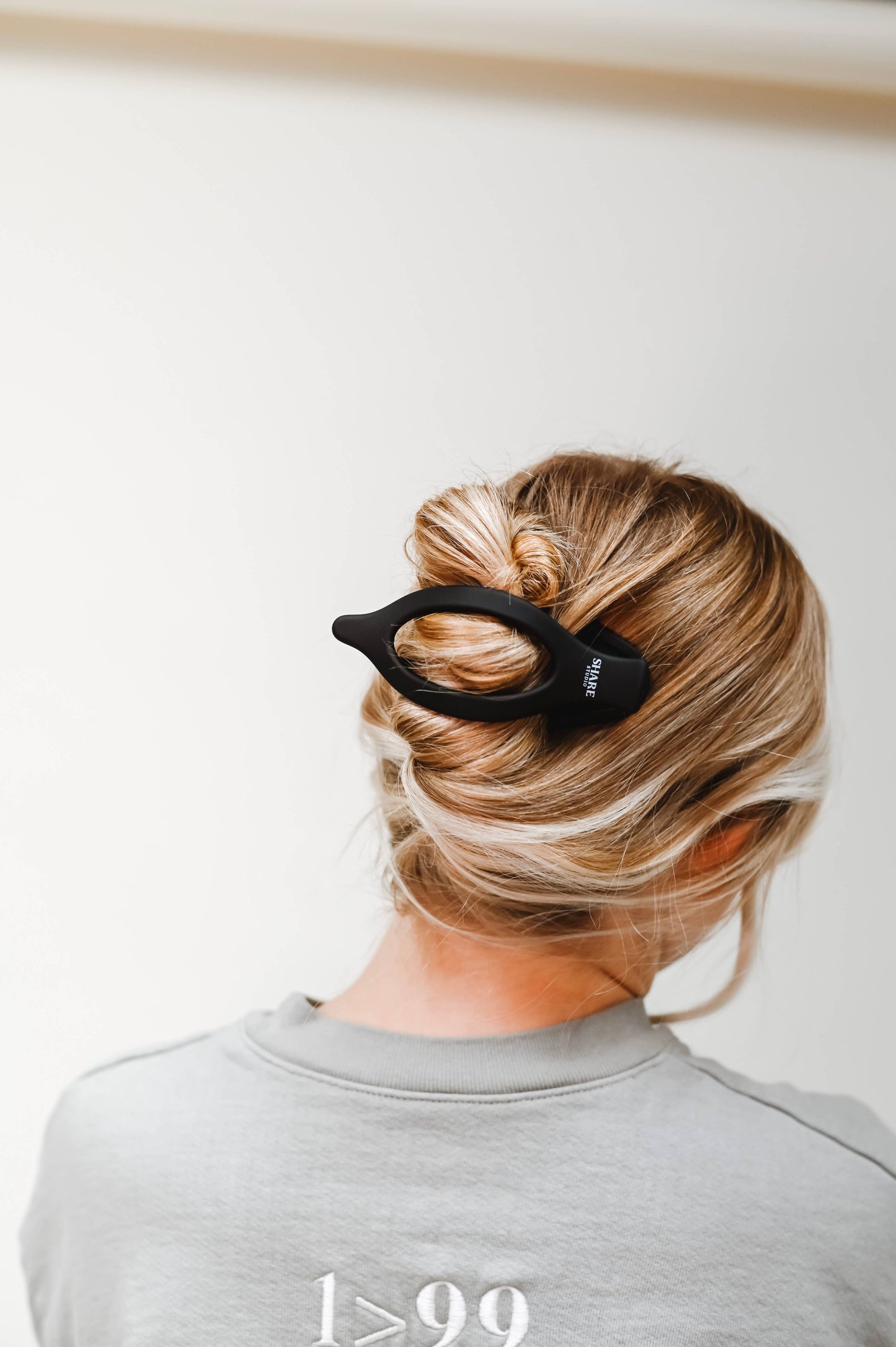 Matte Wide Lay Flat Claw Clip