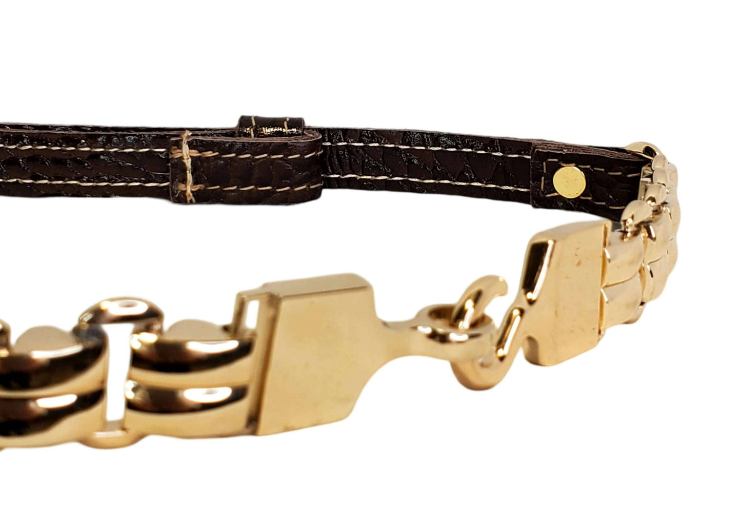 Wren Cowhide Chain Wrap Belt