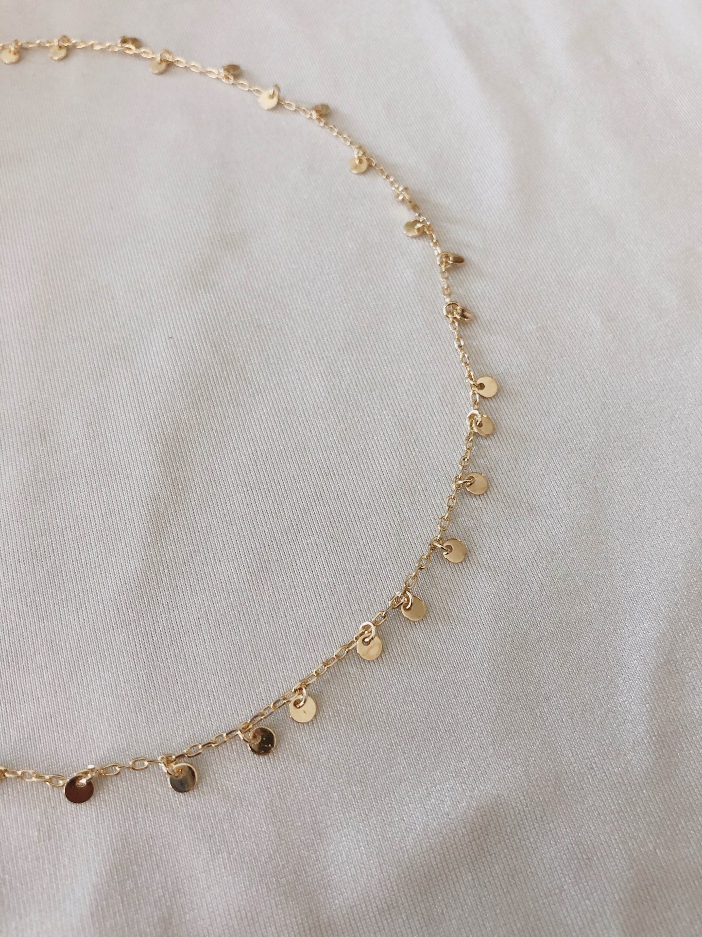 Coin Drop Chain Choker