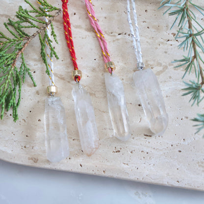 Quartz Crystal Ornament / Package Charm