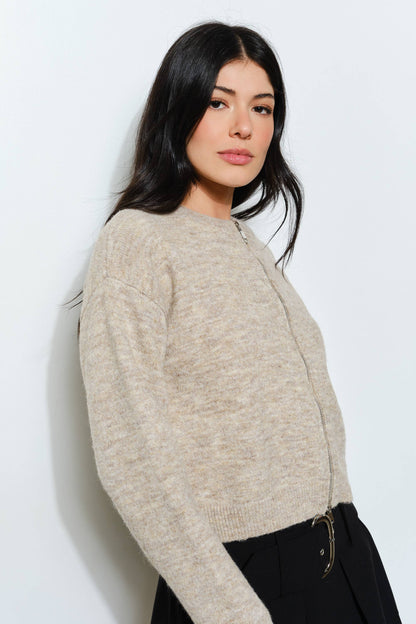 Parker Zip Cardigan