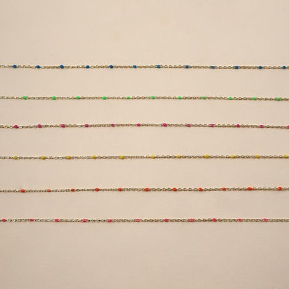 Double Strand Enamel Bracelet