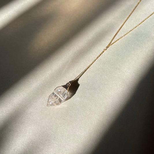 Herkimer Lariat Necklace