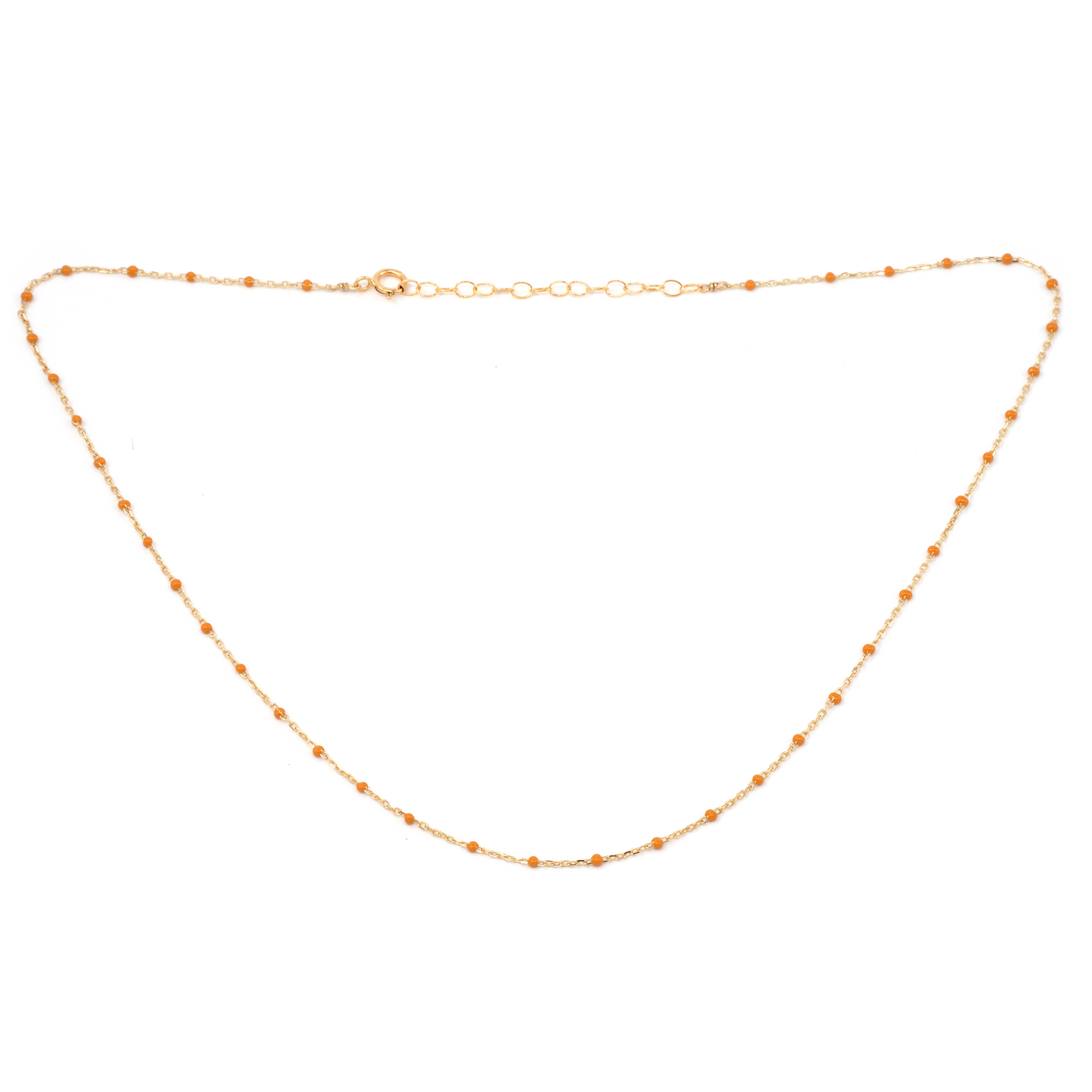 Enamel & Gold Necklace