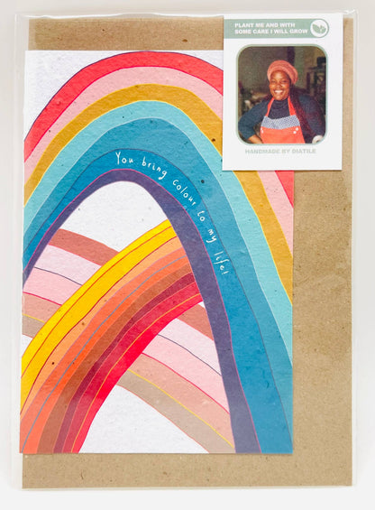 Rainbow | Growing Paper Greeting Card