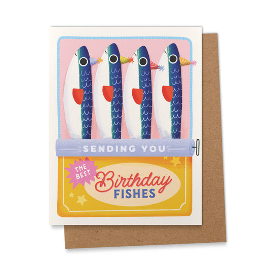 Sardine Tinned Fish Birthday | Greeting Card