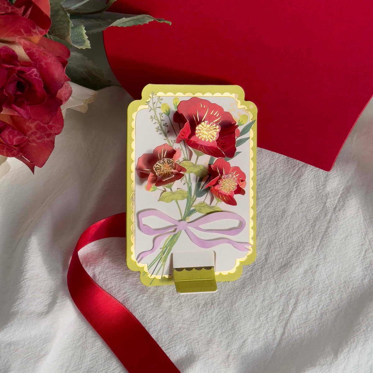 Framed Bouquet Card