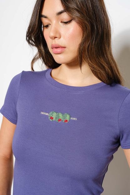 La Olivera Beaded Tee
