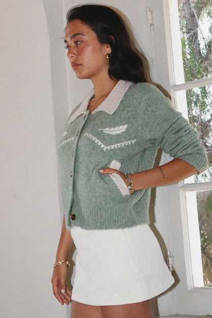 Winona Feather Cardigan