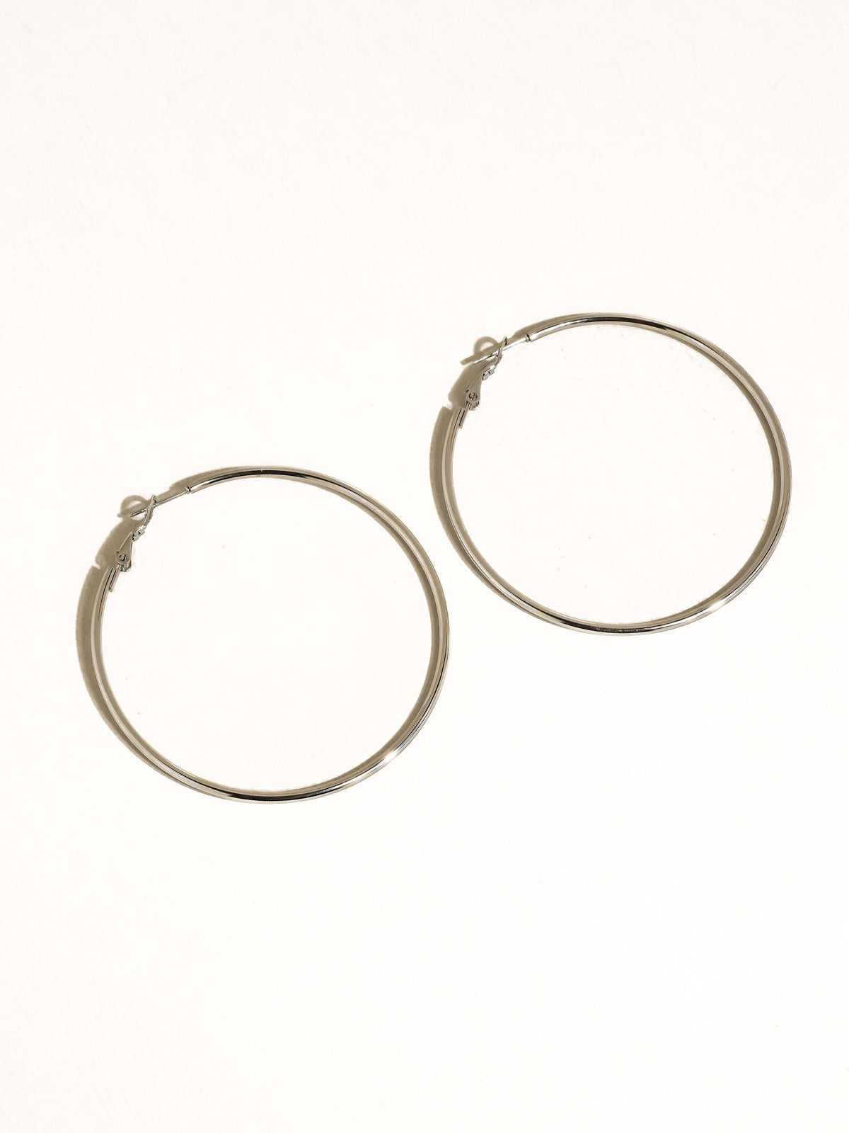 City Thin Hoops | Sterling Silver