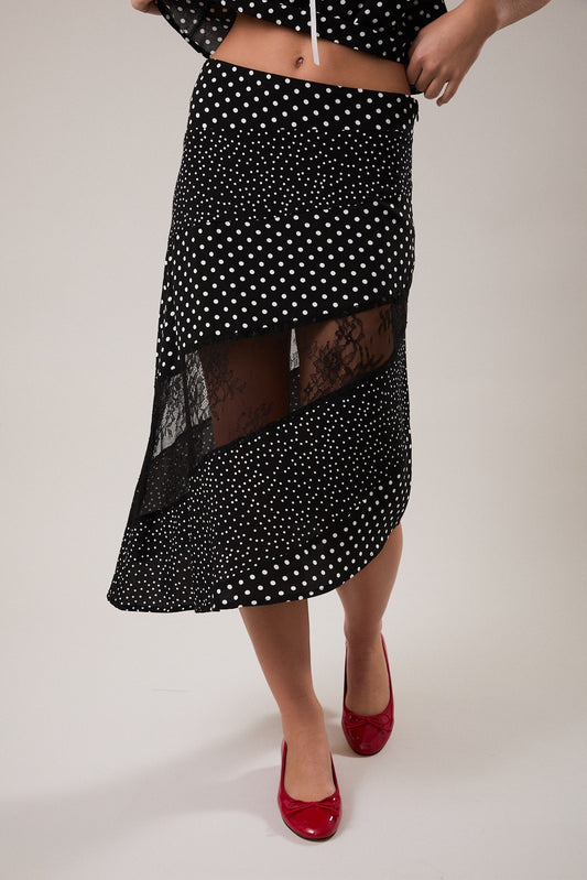 Pippa Polka Dot Skirt