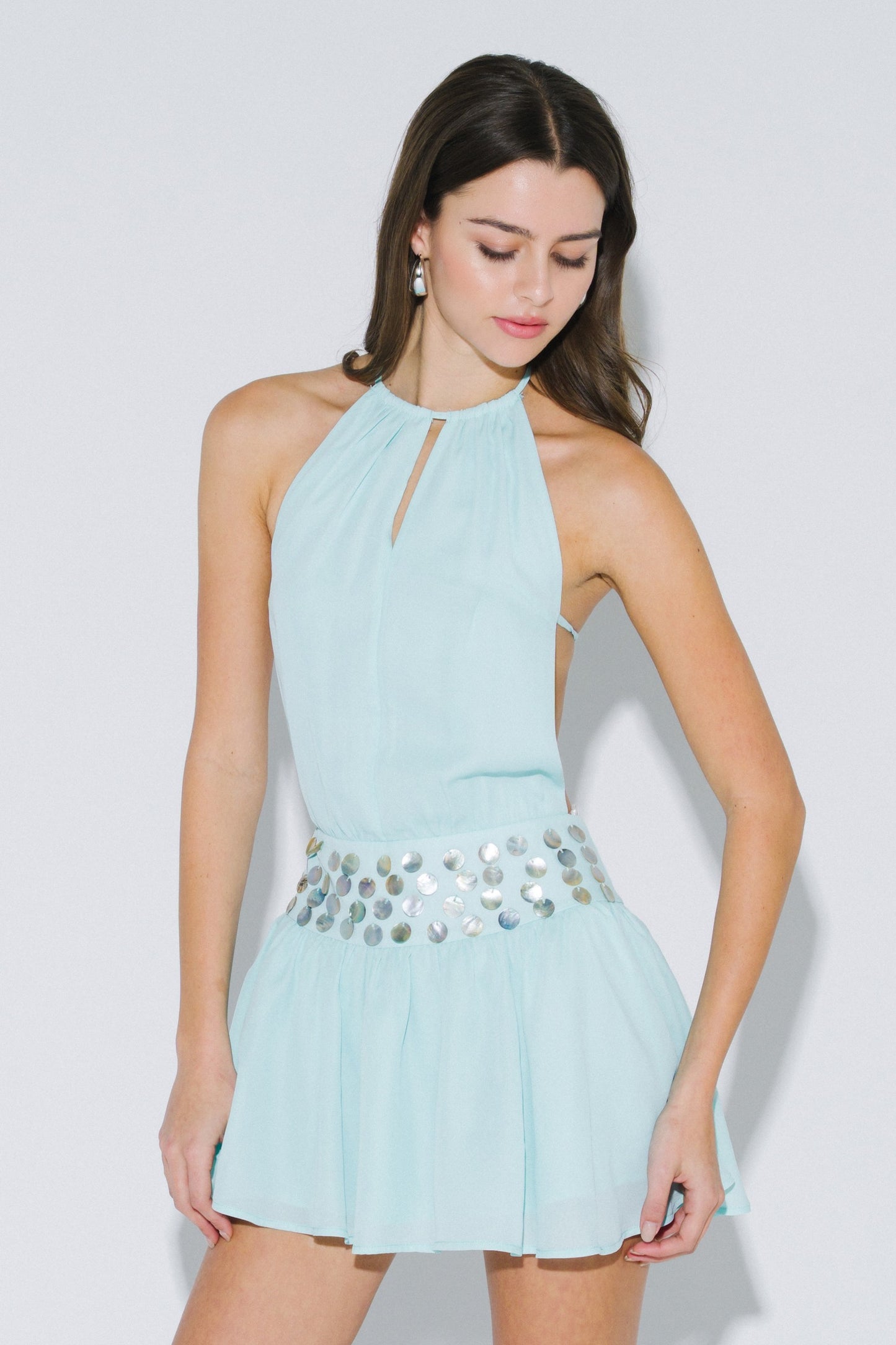 Aquamarine Mini Dress