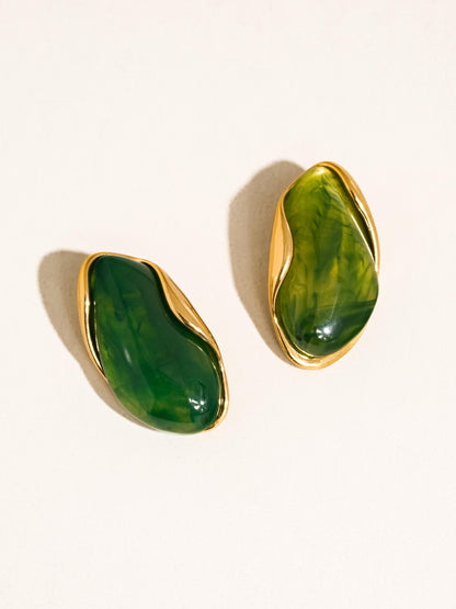 Rainforest Abstract Earrings