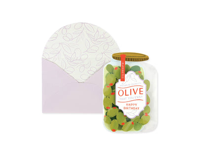 Olive Jar Birthday Card