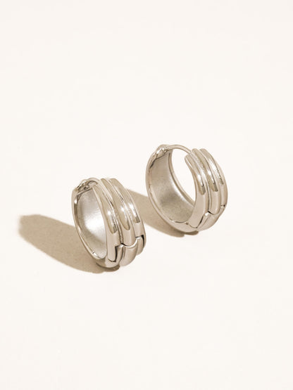 Flint Hoop Earrings
