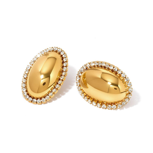 Victoria Oval Earrings