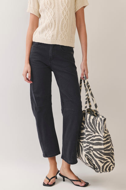 Zebra Carryall Canvas Tote