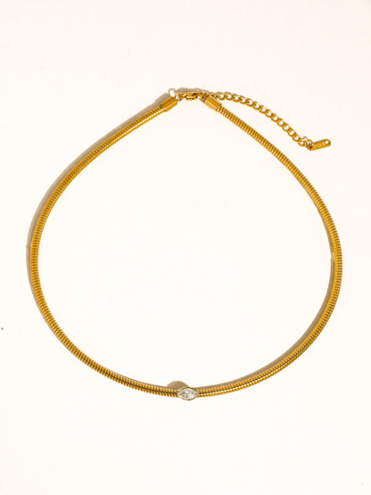 East to West Marquise Necklace