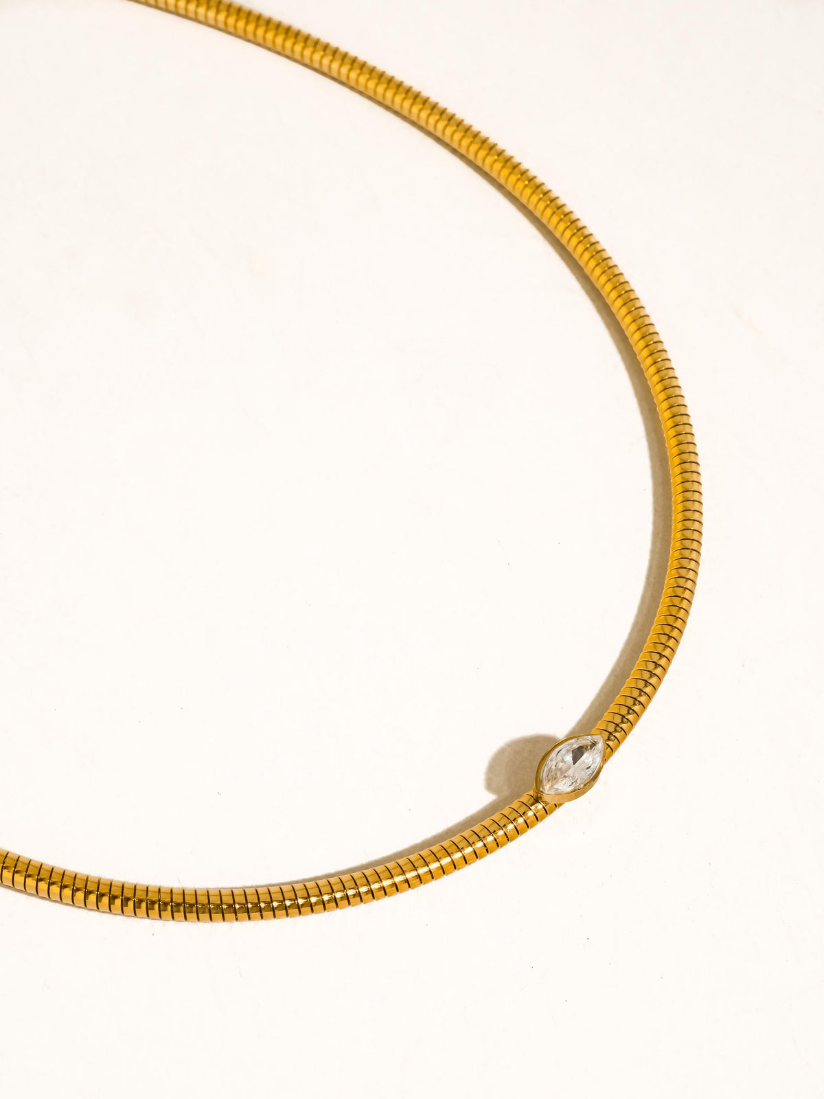East to West Marquise Necklace