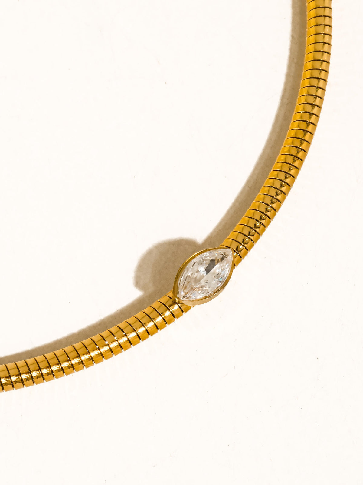 East to West Marquise Necklace
