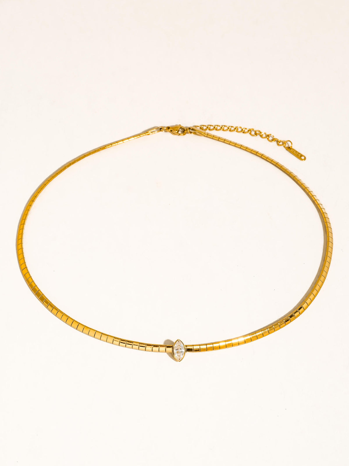 Marquise Bezel Necklace