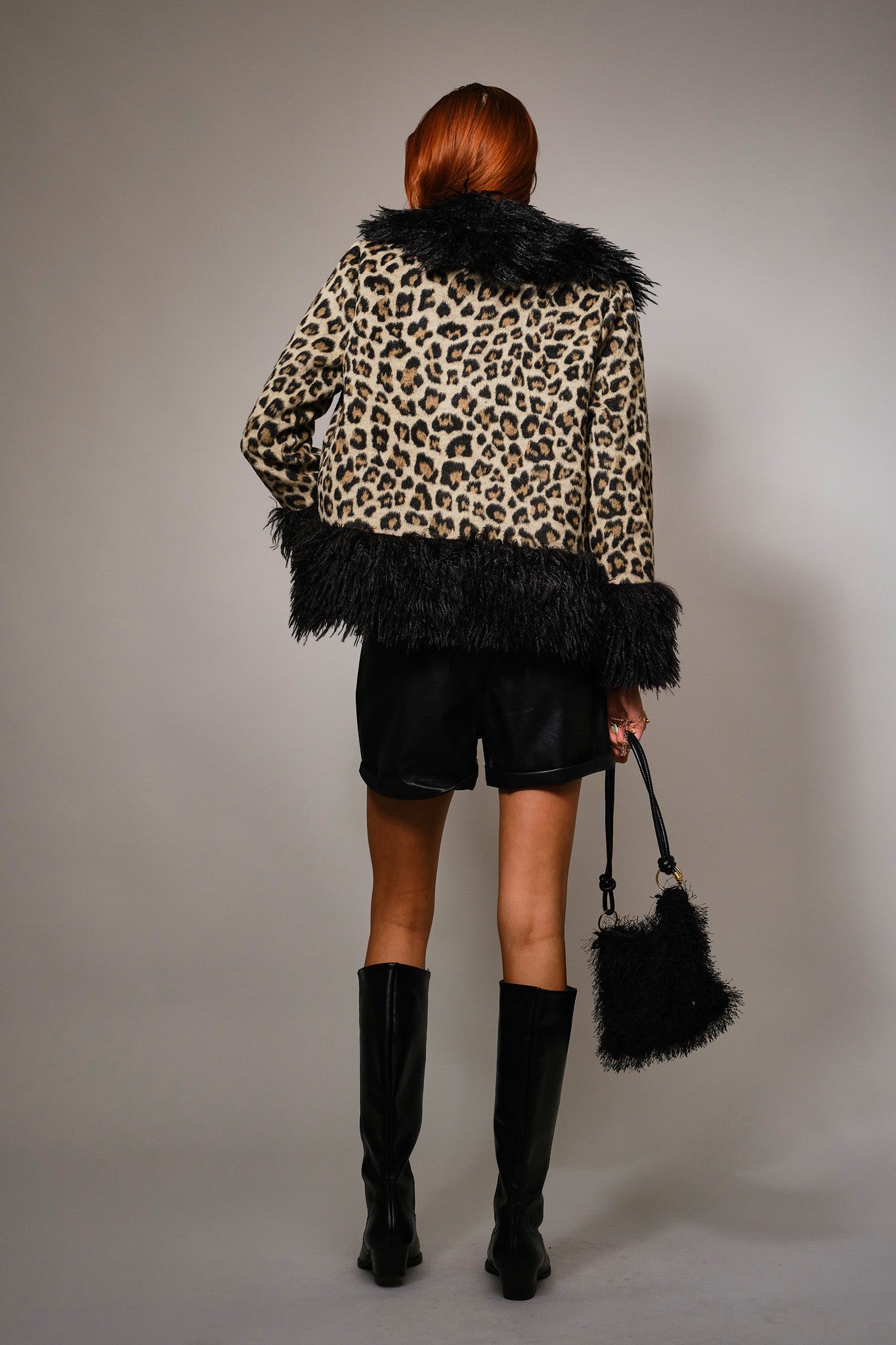 Bam Bam Leopard Fur Coat