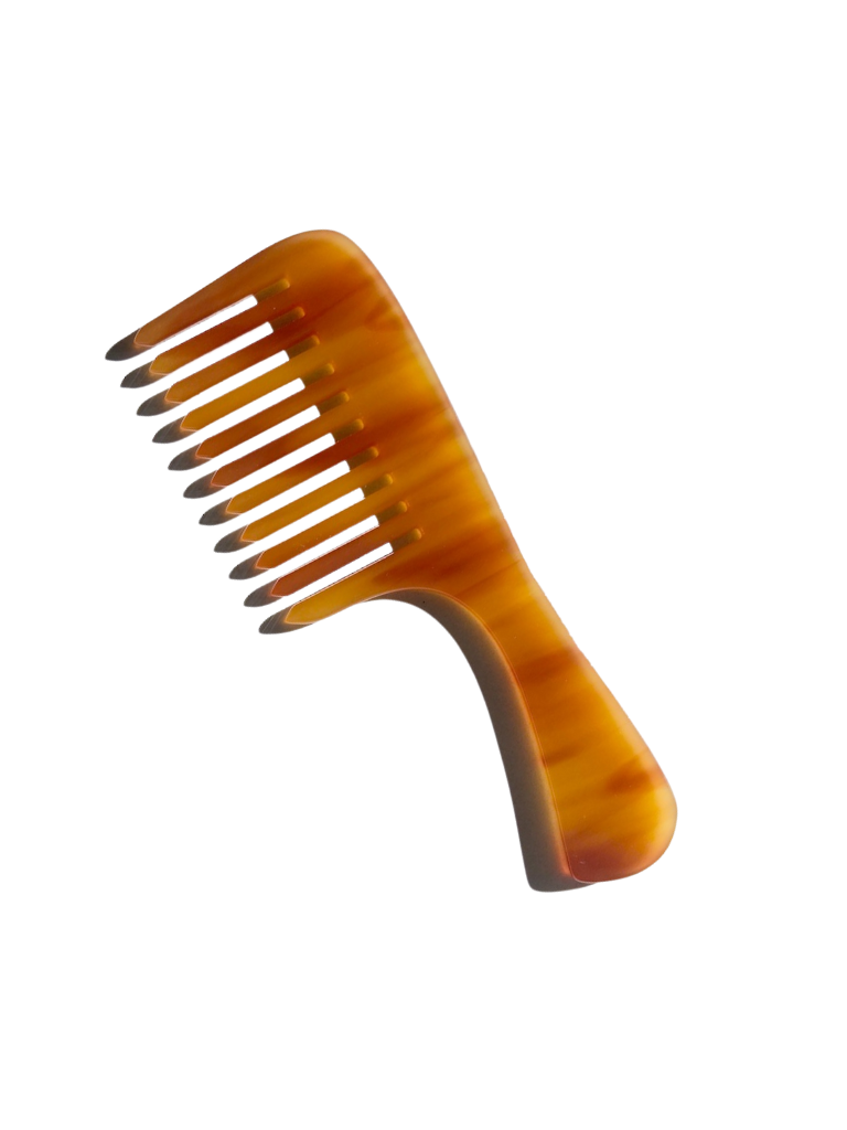 Wide Tooth Acetate Hair Comb | Eco-Friendly