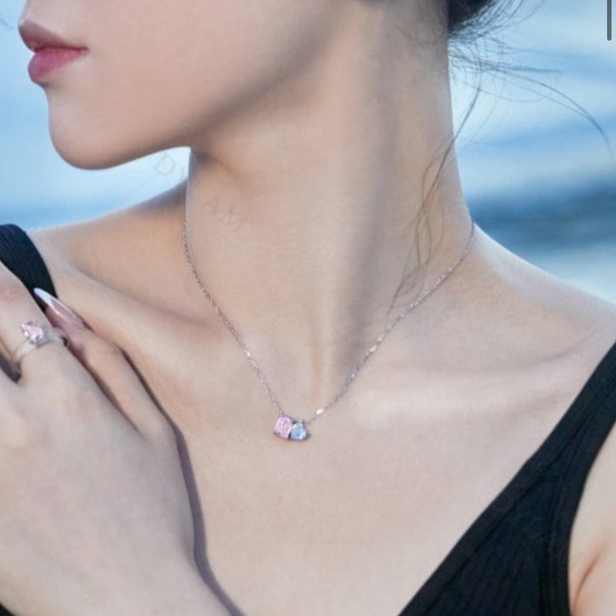 Princesa Double Stone Necklace