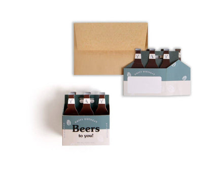6 Pack Birthday Card