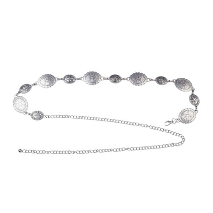 Silver Mix Concho Belt