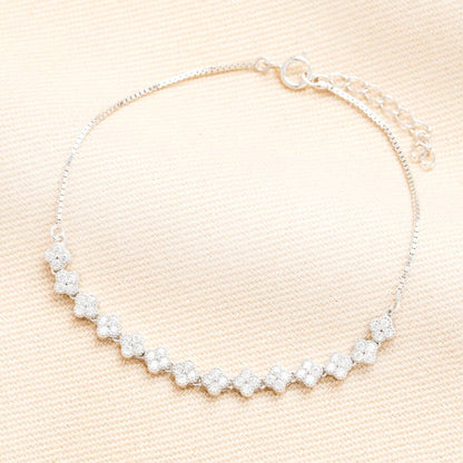 Crystal Clover Bracelet | SS